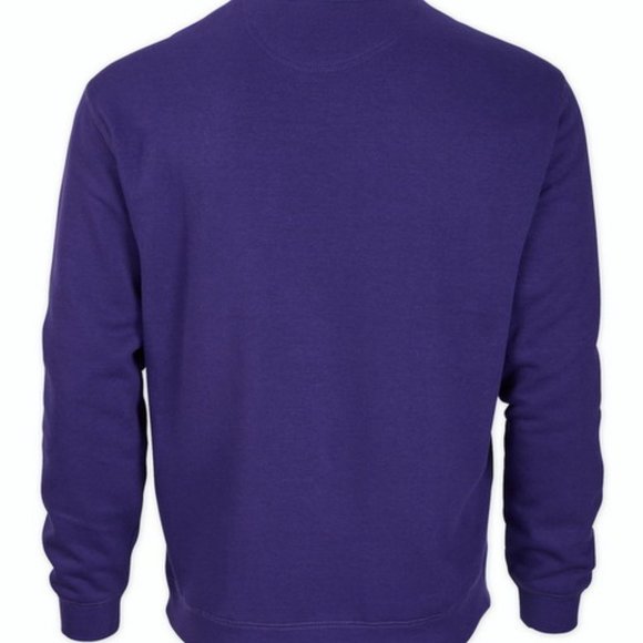 Boxercraft BM5101 Fleece Crew-Purple - Picture 2 of 2